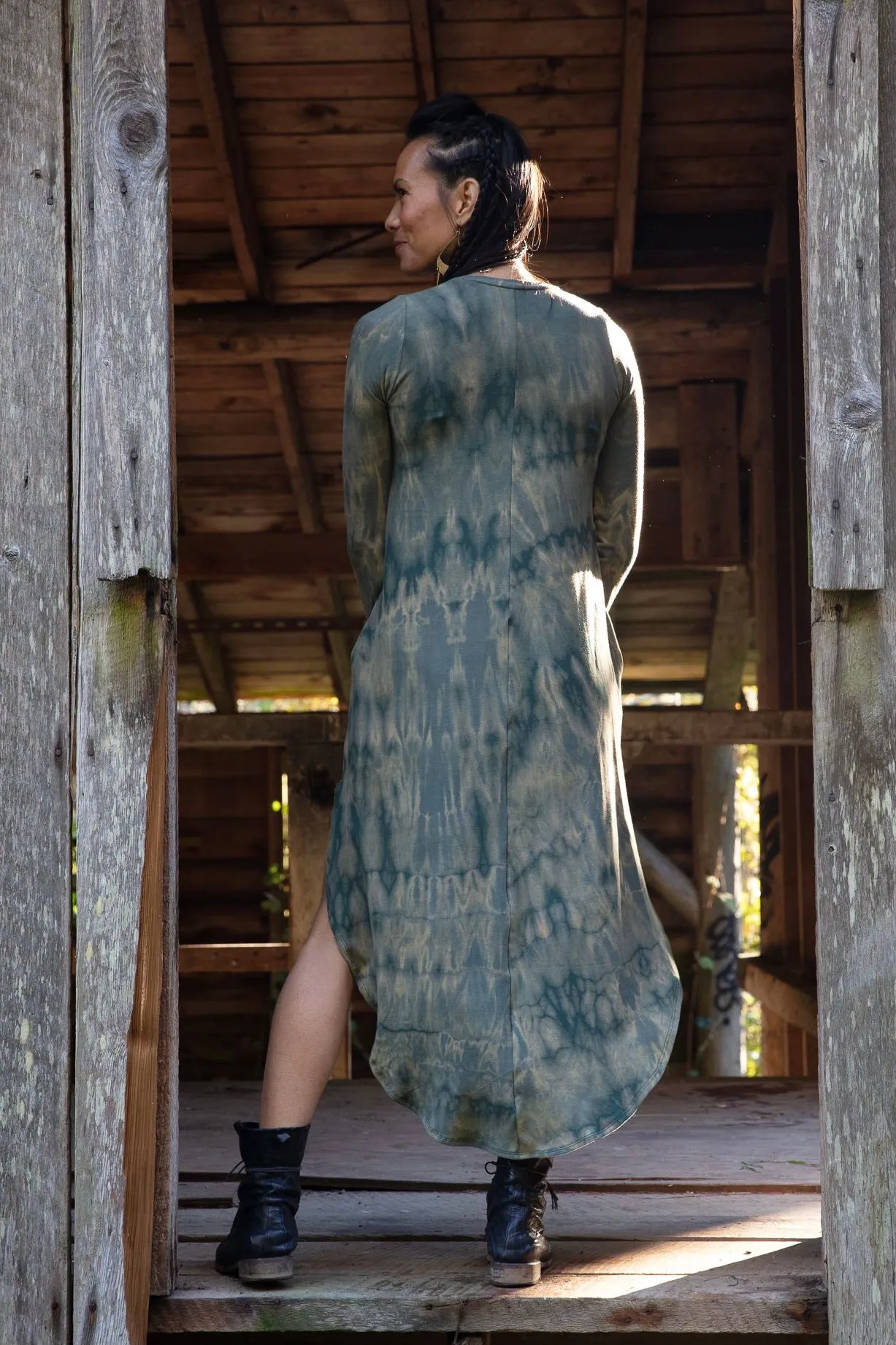 North Wind Dress - Shibori