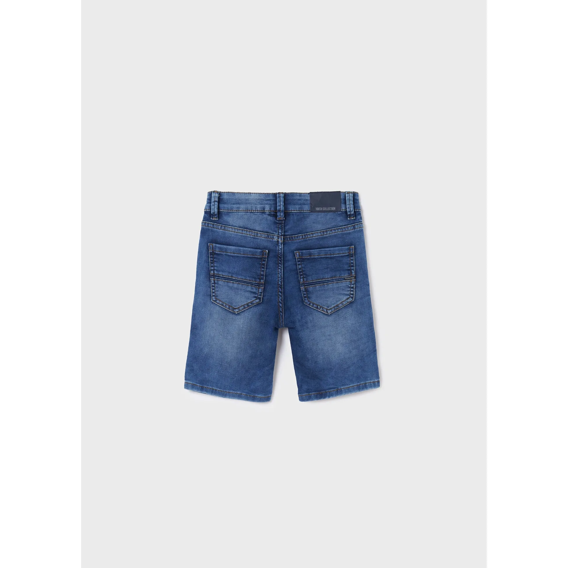 Nukutavake Bermuda Soft Denim Shorts _Medium Blue 6214-68