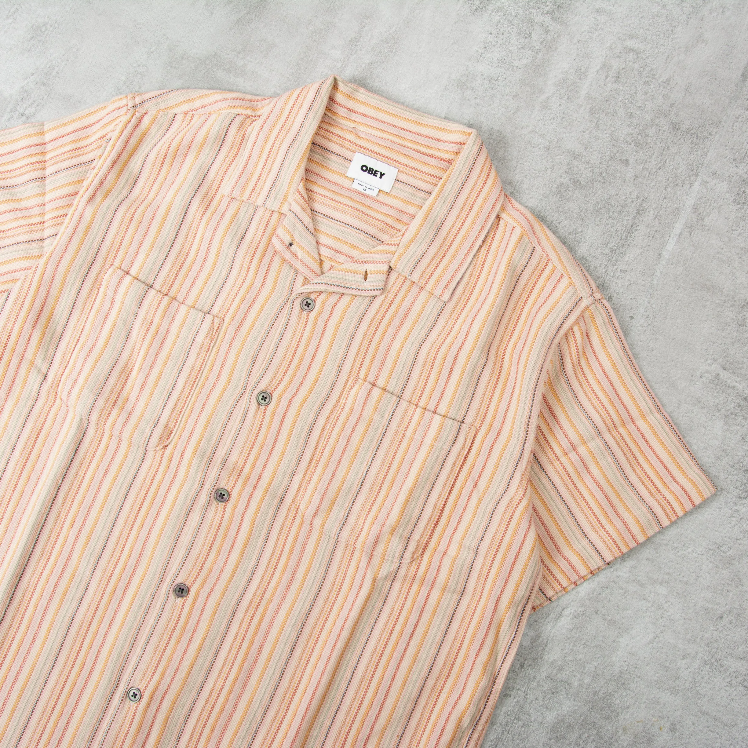 Obey Talby Woven Shirt - Unbleached