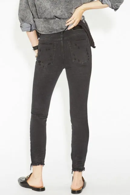 One Teaspoon Black Oak High Waist Freebirds Jeans