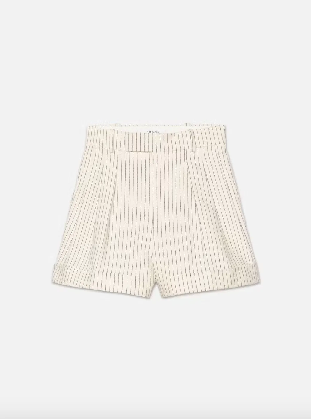 Pleated Wide Cuff Short