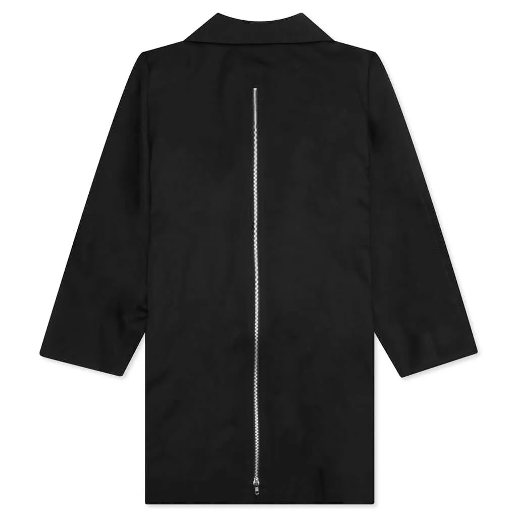 Plus Wool Coat - Black