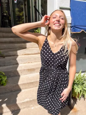 Polka Dot A-Line Dress