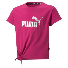 Puma ESS  Logo Knotted Tee G 846956-14 festival fuchsia