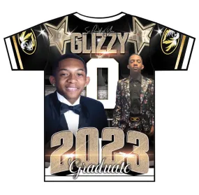 "T Mallory" Custom Designed Graduation 3D shirt