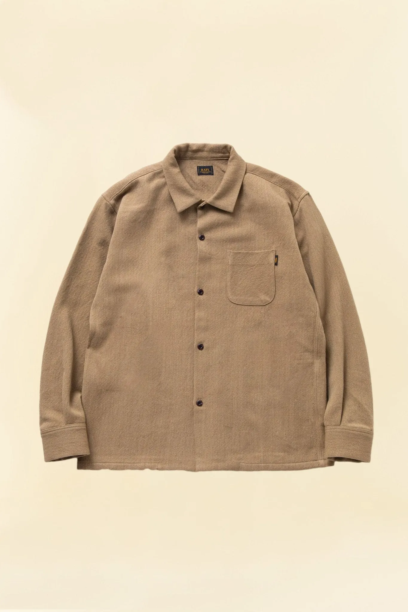 Rats Cotton Wool Shirt - Beige