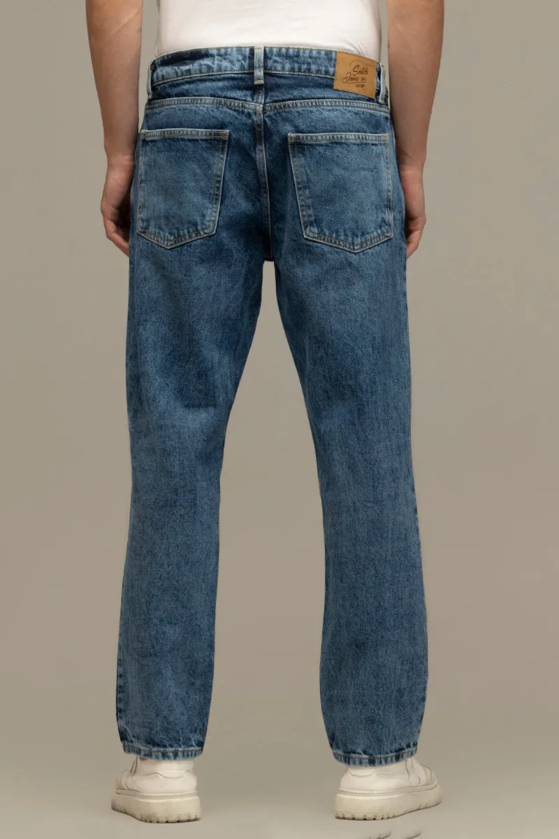 Refined Ink Blue Relaxed Fit Jeans