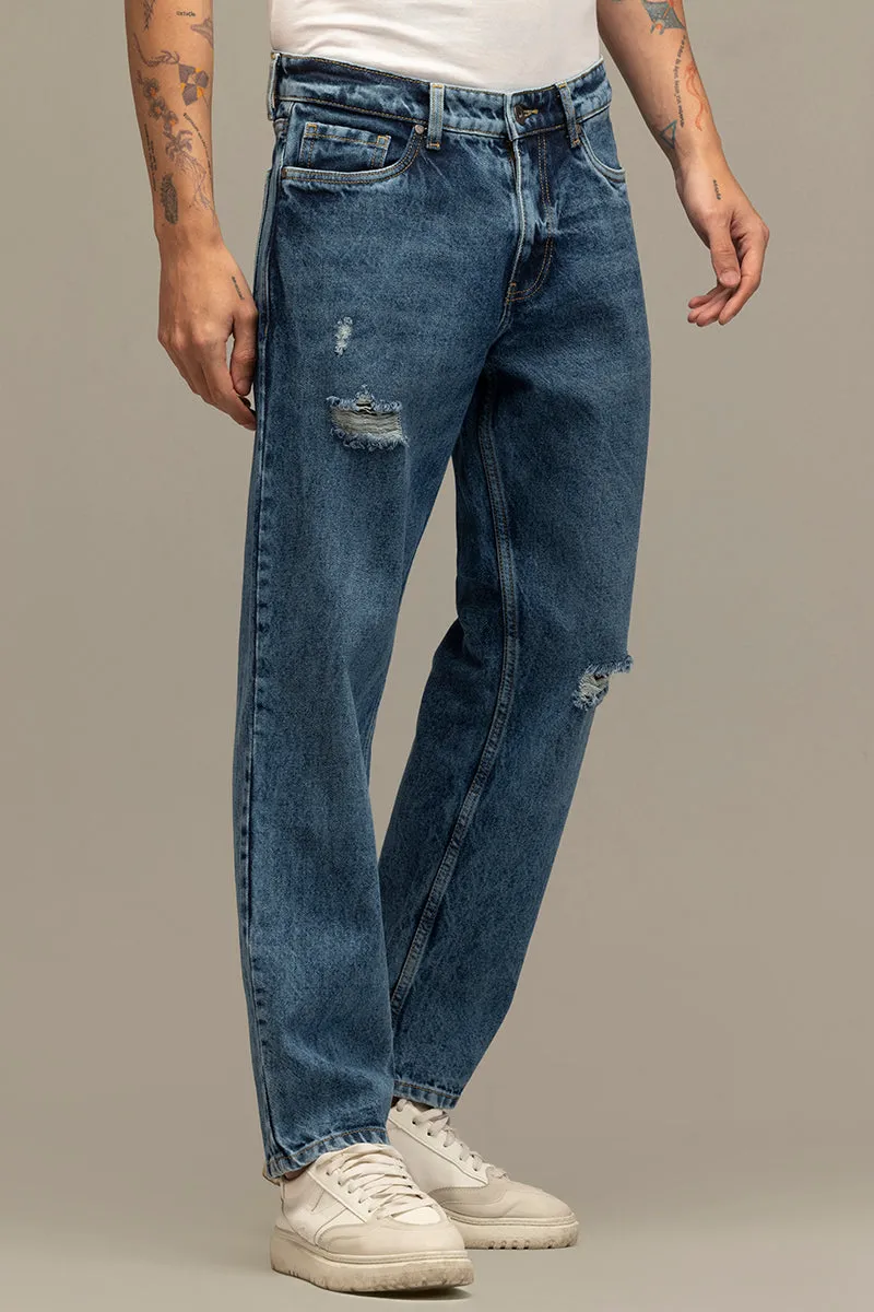 Refined Ink Blue Relaxed Fit Jeans