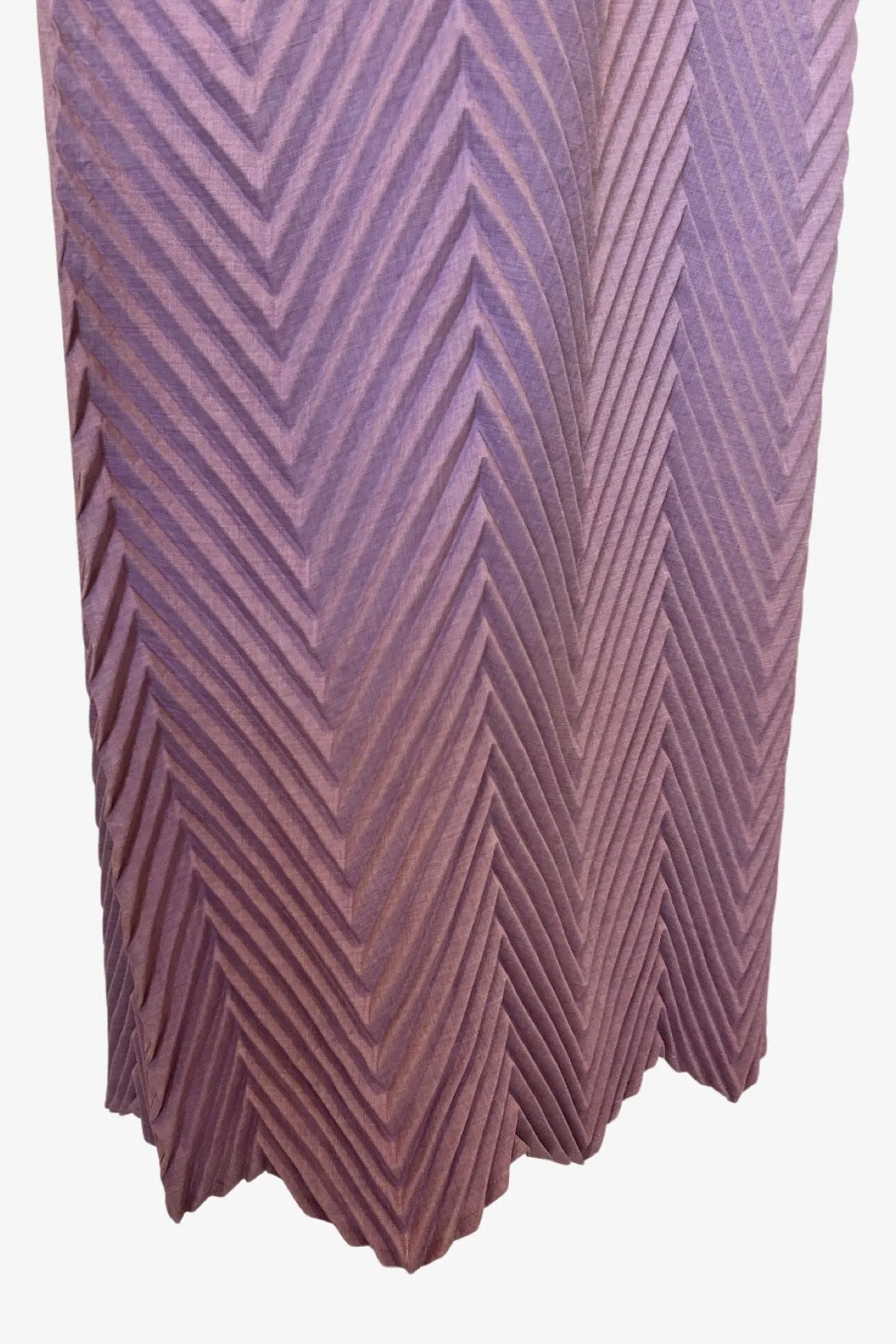 Reversible Chevron Maxi Dress | Lilac