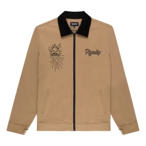 RIPNDIP MOTHER MARY WORK JACKET-TAN