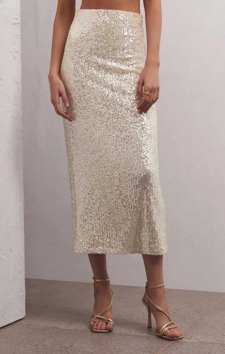 Saturn Sequin Skirt