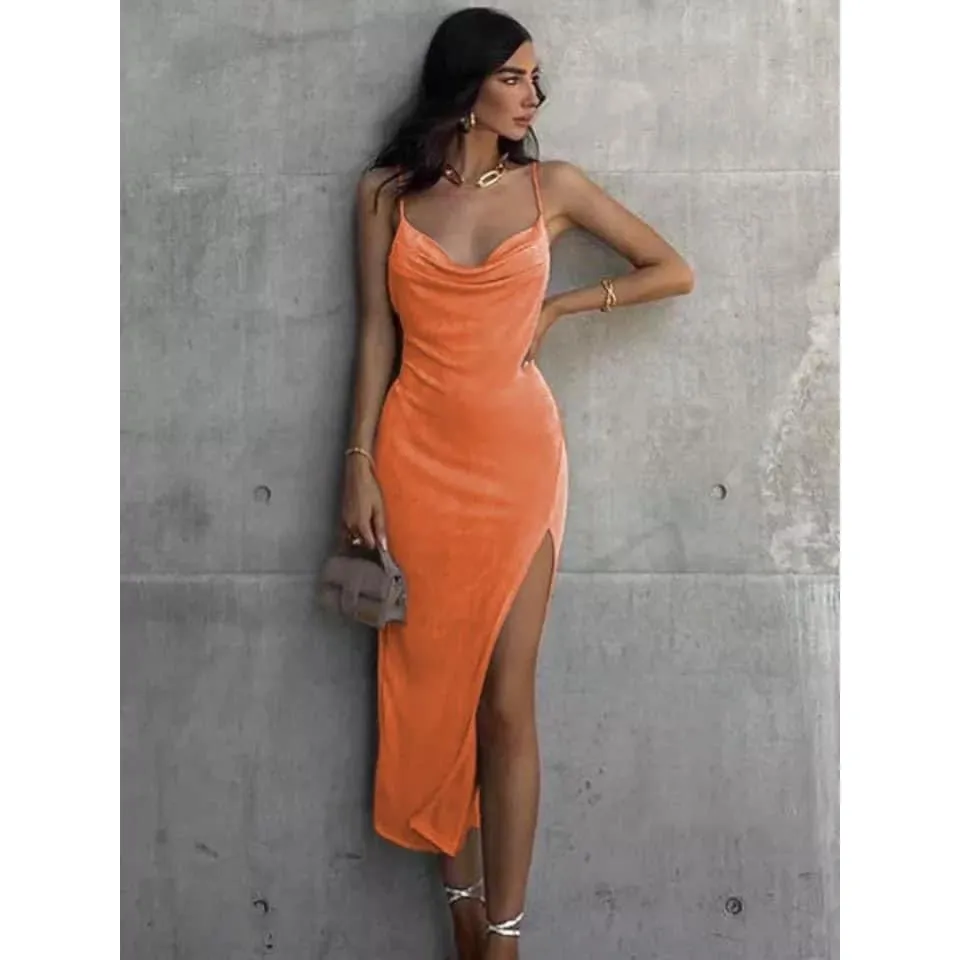 Sexy Split Maxi Dress