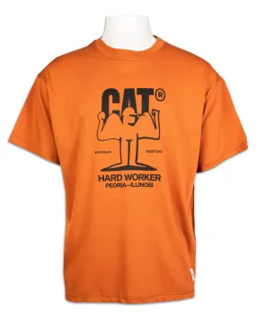 T-Shirt Uomo Cat wwr Muscles T-shirt Orange