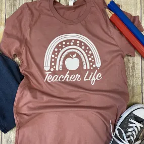 Teacher Life Graphic T-Shirt