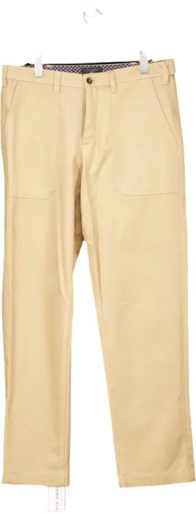 Ted Baker Brown Straight Leg Trousers W32