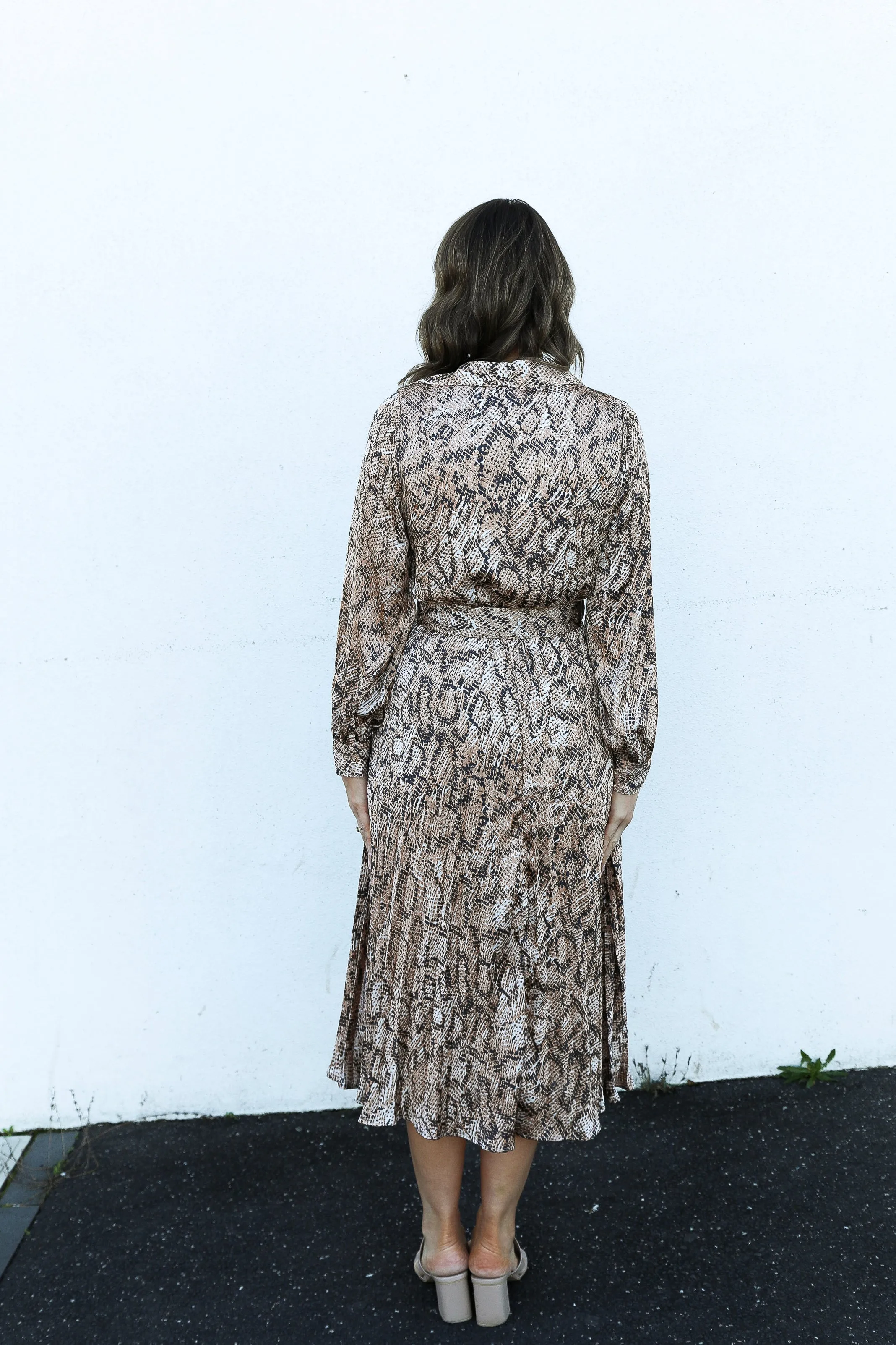 Uma Dress (Bronze Print)