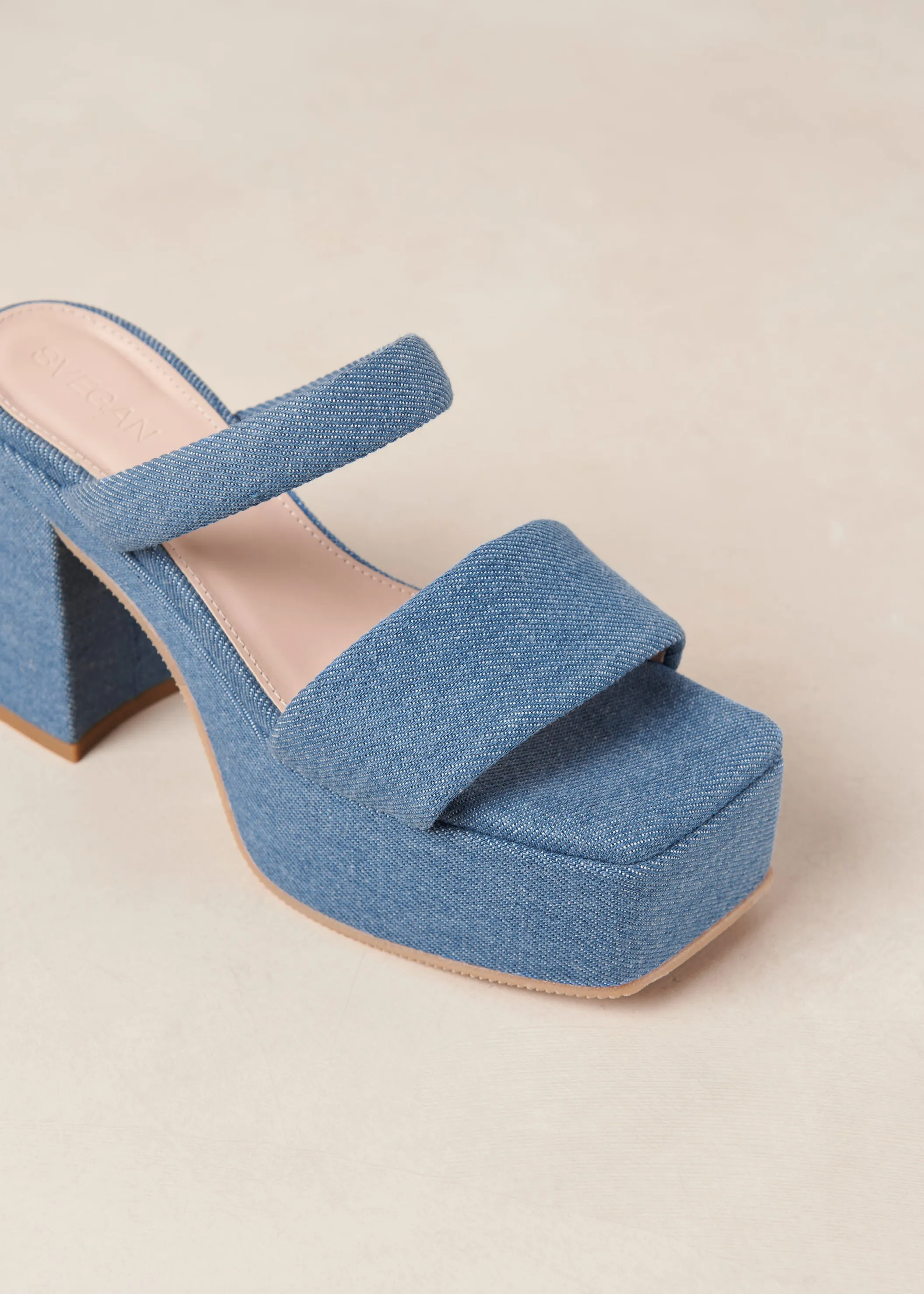 Viviana Denim Blue Denim Sandals