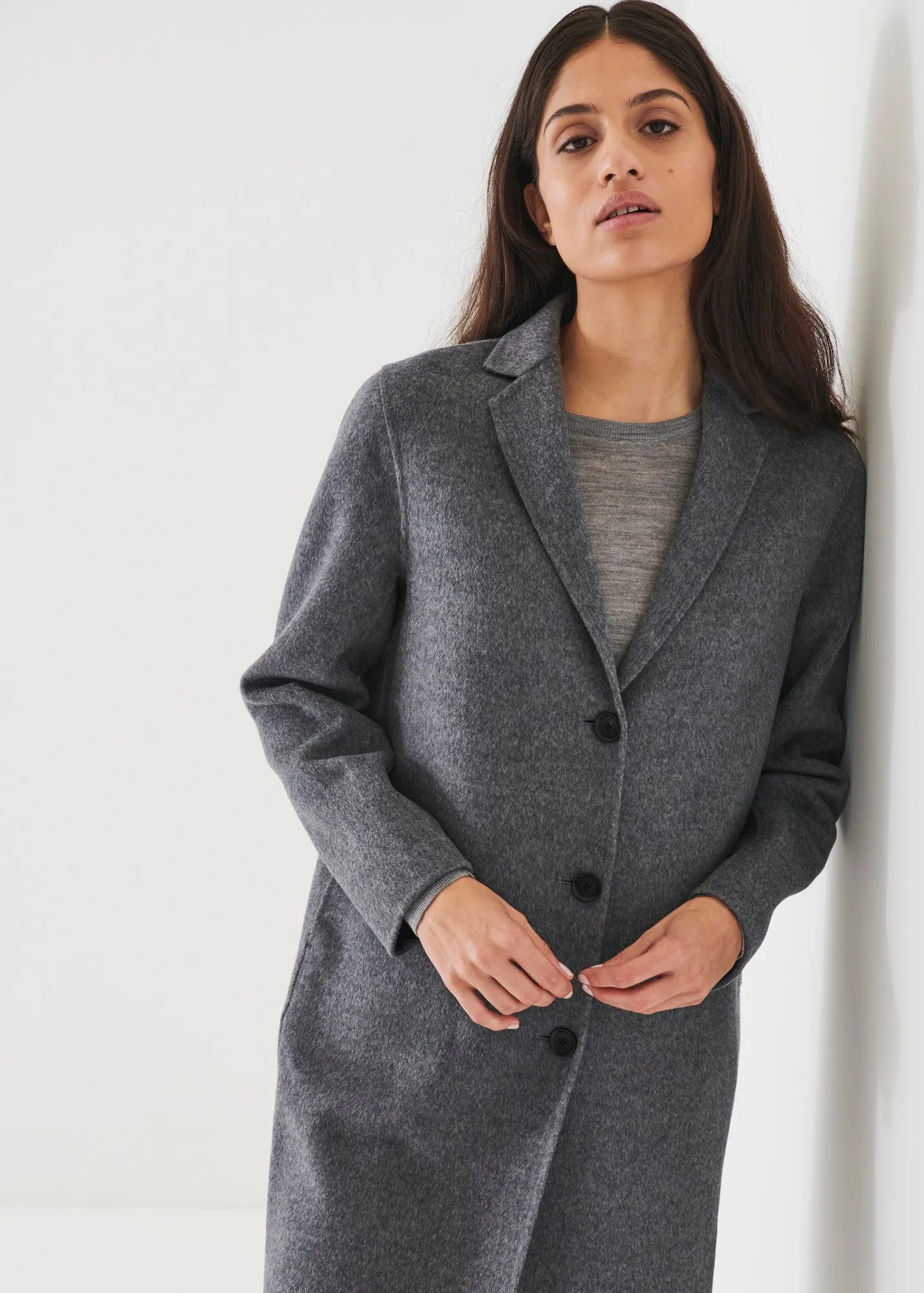 WOOL CASHMERE COAT