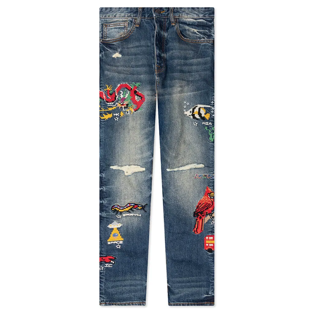 World Tour Jeans - Blueberry Haze