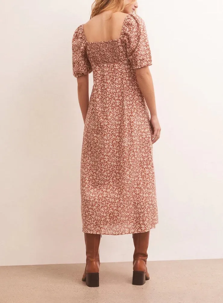 Z Supply Kiera Floral Midi Dress