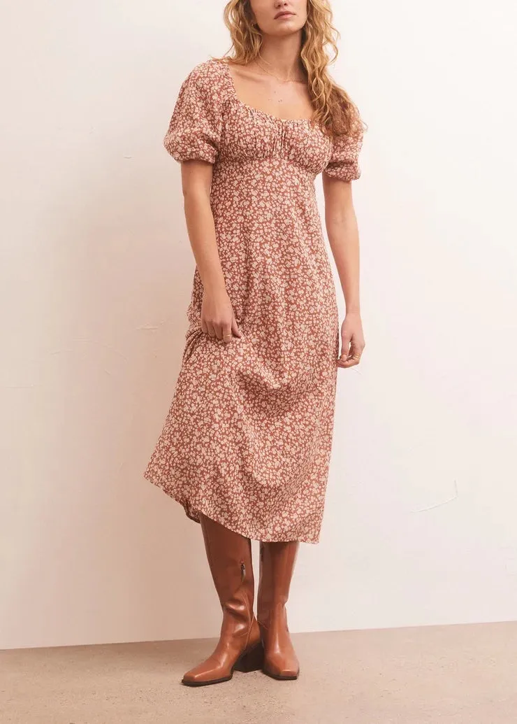 Z Supply Kiera Floral Midi Dress