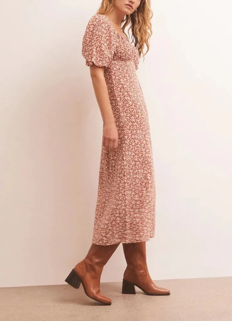 Z Supply Kiera Floral Midi Dress