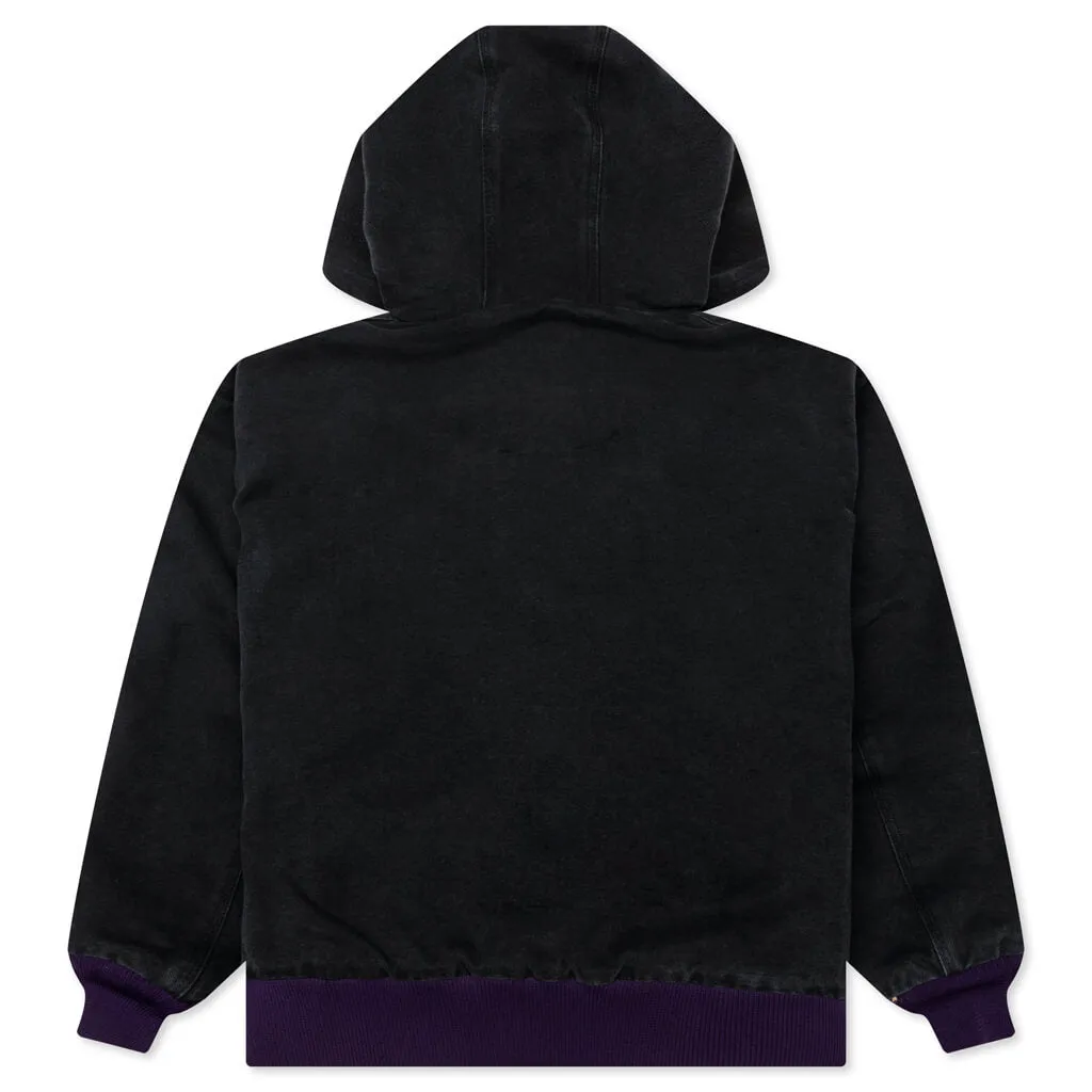 Zipped Work Hoody - Black