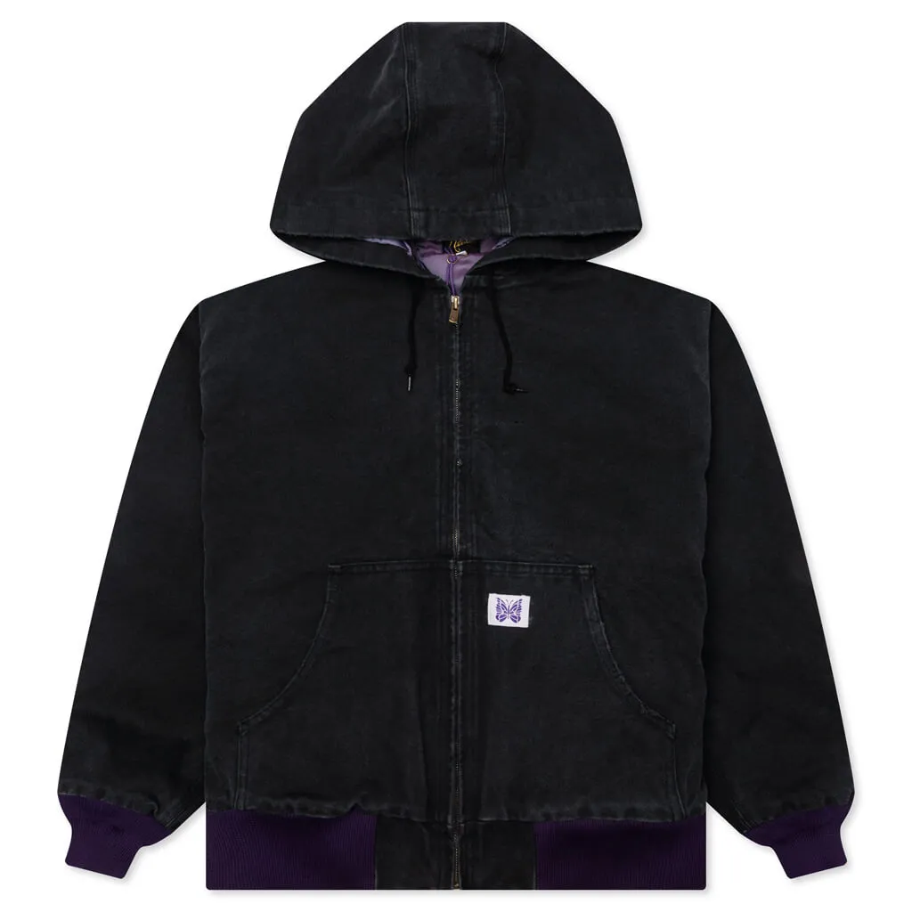 Zipped Work Hoody - Black