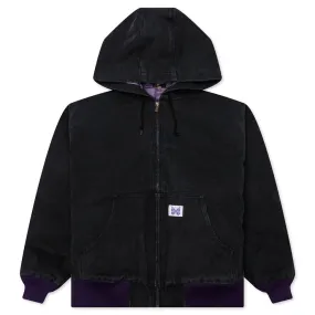 Zipped Work Hoody - Black